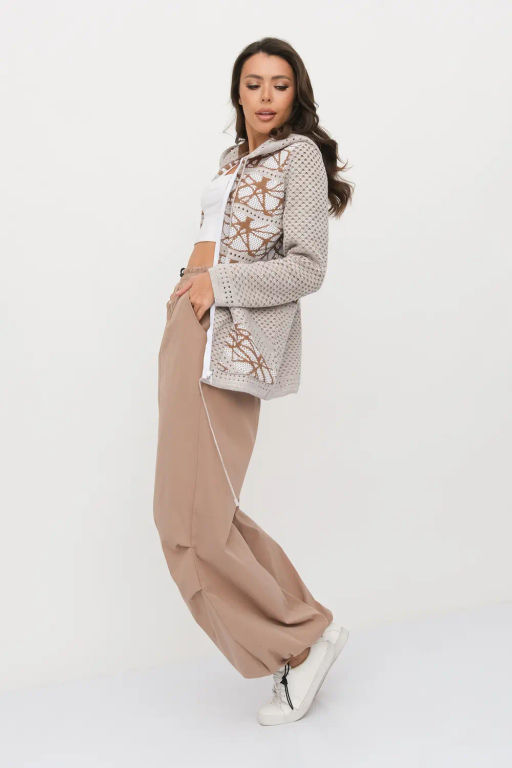 ЗЛАТА Жакет 5-1066к/кофе-молоч