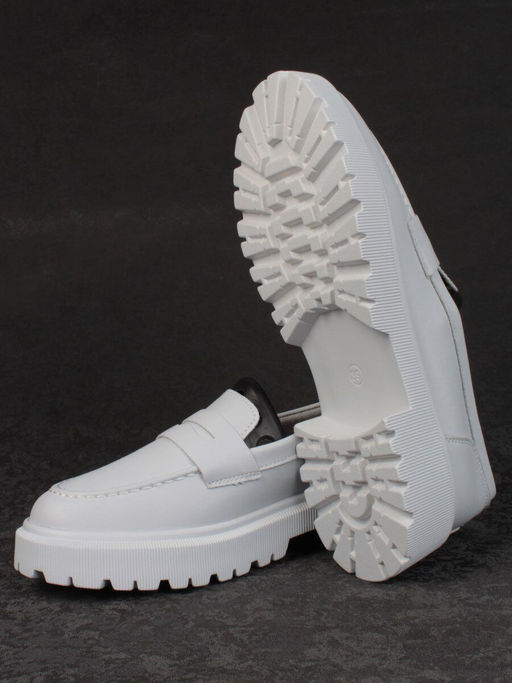 03-PDD178-5 LT. GRAY Полуботинки женские (натуральная кожа) - Фабричный китай фото 12