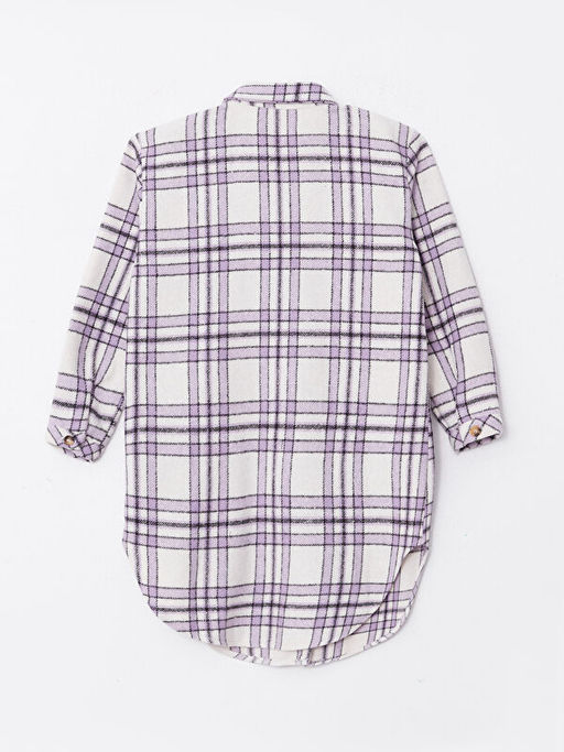 Ekose Uzun Kollu K?z ?ocuk Tunik - Waikiki фото 2