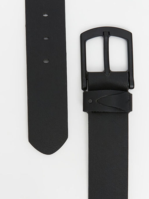 Deri G?r?n?ml? Erkek Kemer