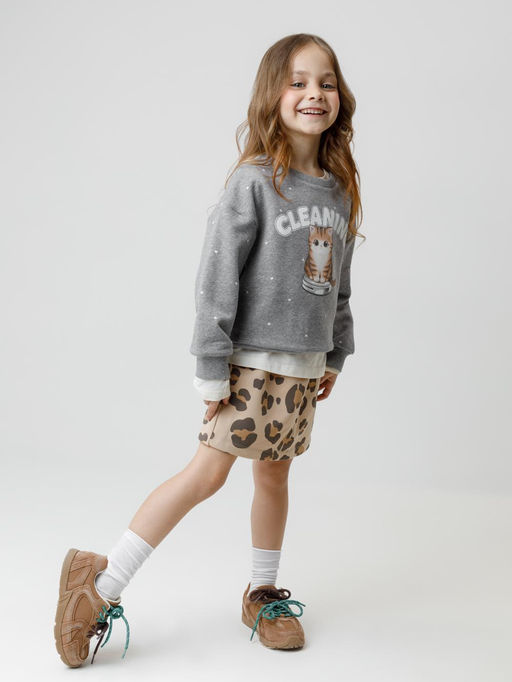 КР 7154/бежевый С074 Н093 к665 юбка для дев