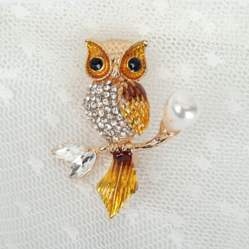 Брошь Сова / 2955 /уп 24/ - Галеонтрейд фото 2