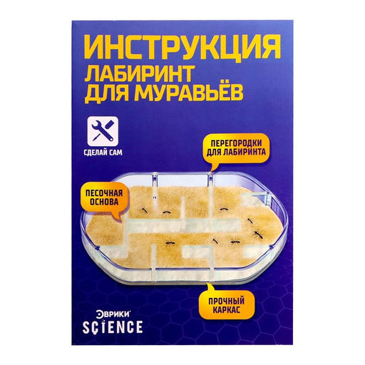 Набор для опытов Лабиринт для муравьёв - Эврики фото 9