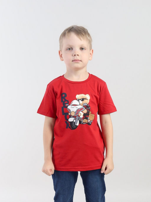 CRB wear / CWKB 63962-32 Футболка для мальчика,терракотовый/Ex.Cherubino