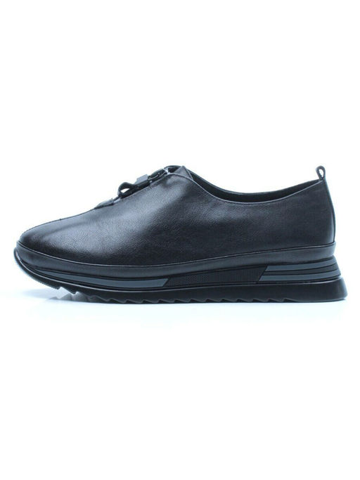 03-5019 BLACK Полуботинки женские (натуральная кожа)