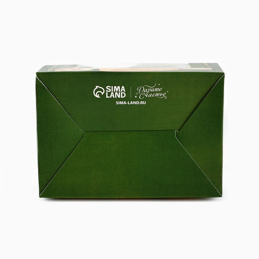 Цена за 5 шт. Коробка складная 23 Февраля, 9 х 19 х 6 см