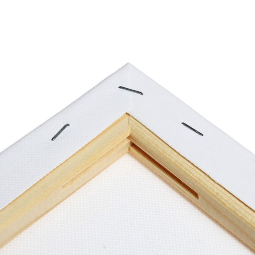 Холст на подрамнике, хлопок 100%, 1.6×20×40 см, акриловый грунт, среднезернистый, 380 г/м²