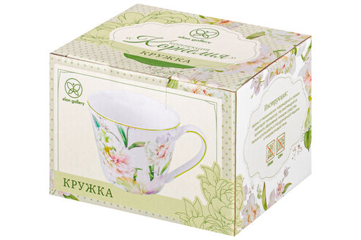 Кружка 420 мл 13,5*10,5*8,5 см Корнелия NEW BONE CHINA, фарфор - Elan gallery фото 5
