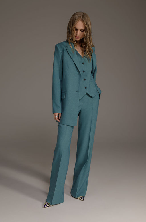 Костюм Pirs 3496 серо-бирюзовый  фото 3
