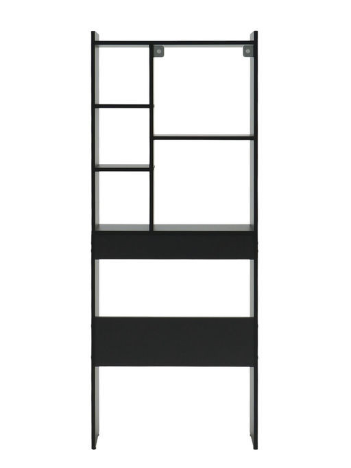Стеллаж напольный «Комфорт» №1, над стиральной машиной, 673×220×1696 мм, цвет графит