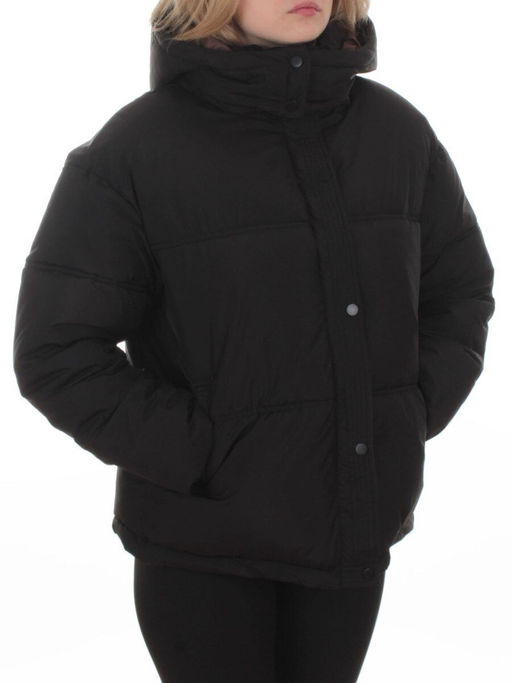 24-232 BLACK Куртка зимняя женская (150 гр. холлофайбер)