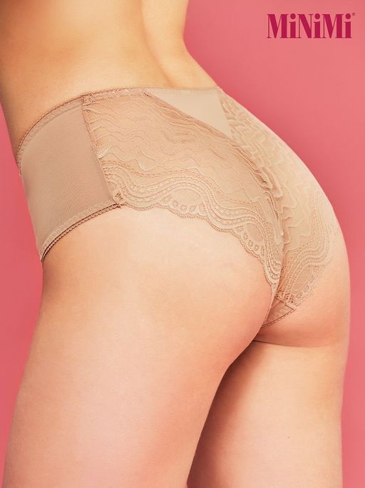 АКЦИЯ! 2241 Трусы женские панти MiNiMi (сеточка и кружева)  фото 6