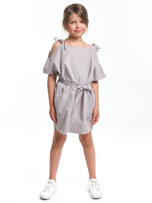 Платье летнее из хлопка UD 7937 св.серый - Mini maxi фото 12