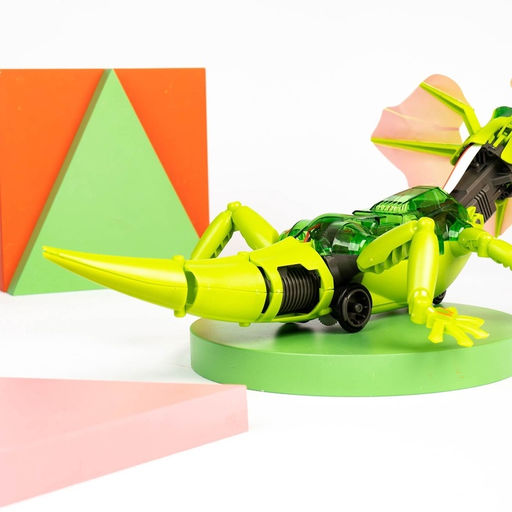 Робот Ящер Эврики, электронный конструктор, интерактивный: сенсорный, свет, на батарейках, 92 детали  фото 21