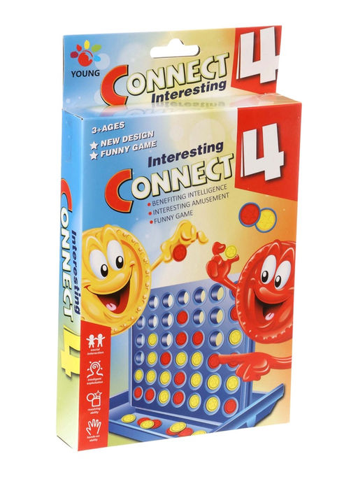 Настольная игра на логику «Звезда», четыре в ряд, поле 18.5×12.5 см