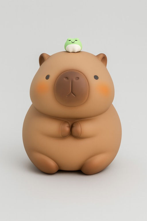 Копилка "Big Capybara Frog Friend"