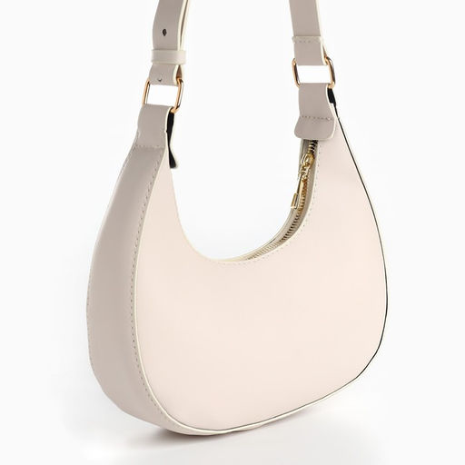 Сумка женская из искусственной кожи, 22×23×6 см, бежевая