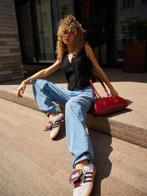 Женские джинсы арт. 19843 - F5 фото 11