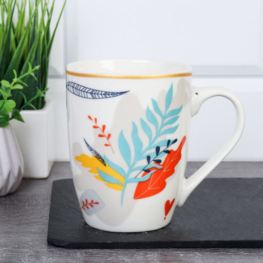 Кружка Листья Акварель/ G916 /уп 72/ - Галеонтрейд фото 5