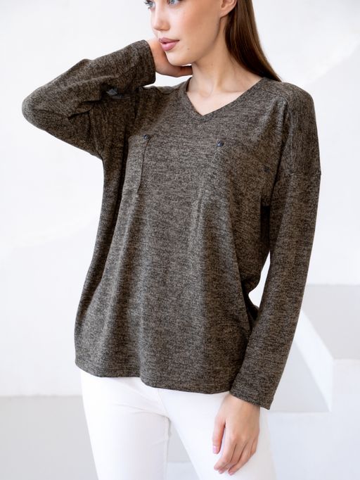 Джемпер жен.арт.417-2,коричневый - Binita фото 6