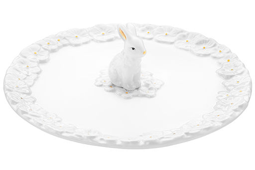 Блюдо сервировочное 23,5*23,5*7 см "Кролик", круглое