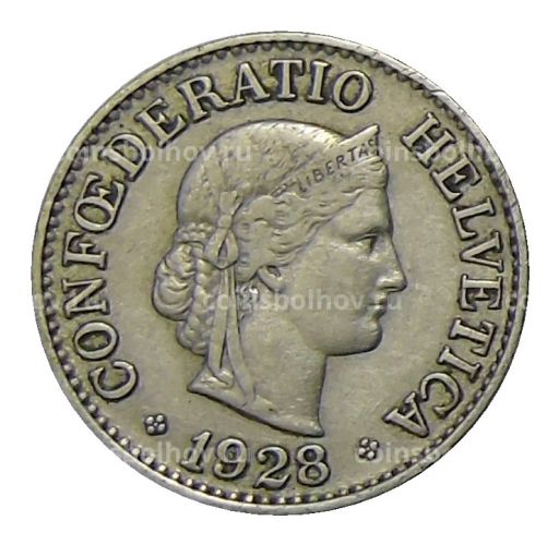 10 раппенов 1928 года Швейцария
