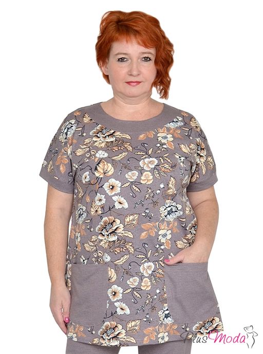 Туника Модель №1216 размеры 44-84 - Plusmoda фото 3