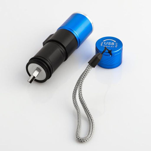 Фонарь ручной аккумуляторный 3 Вт, 800 мАч, XPE, zoom, 3 режима, 10.3 х 2.5 см - Simaland фото 2