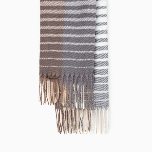 Палантин женский MINAKU цв. серый, размер 68*180 см  фото 6