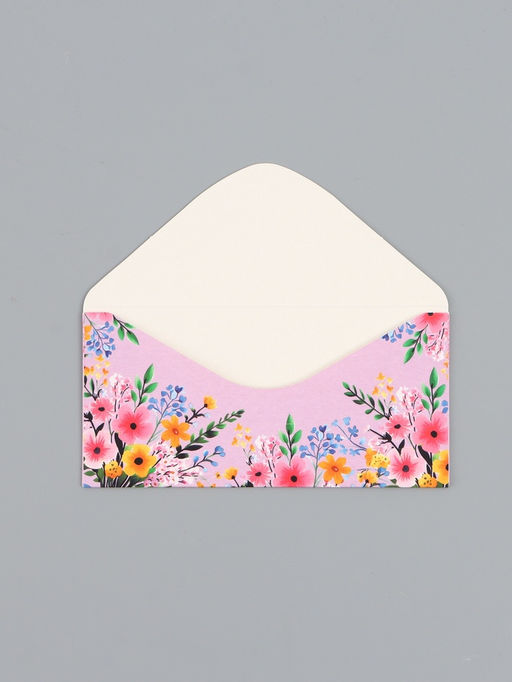 Цена за 10 шт. Конверт для денег «Бабочки и цветы», 16,5 х 8 см