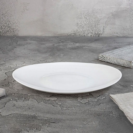 Цена за 2 шт. Тарелка столовая Al Dente, размер: 26,5*22,5*2,3 см из опалового стекла 107081