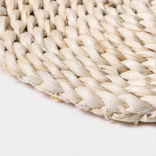 Салфетка сервировочная на стол Доляна Косичка, d=25 см, плетёная  фото 15