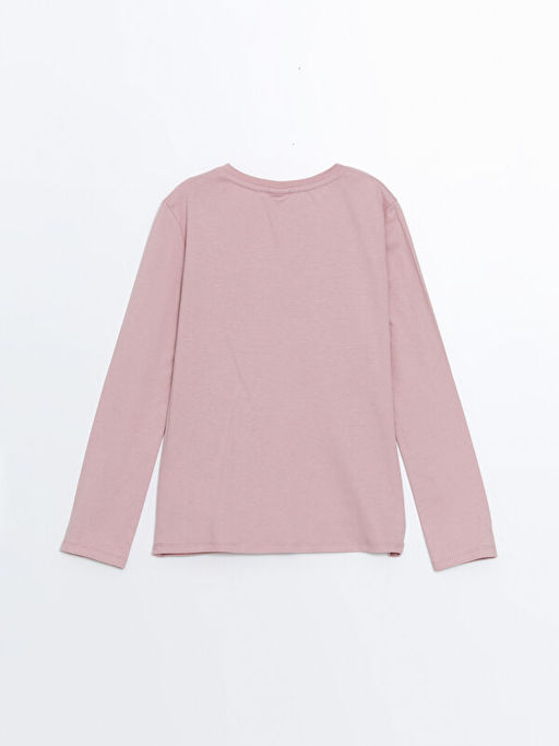 Bisiklet Yaka K?z ?ocuk Ti??rt - Waikiki фото 3