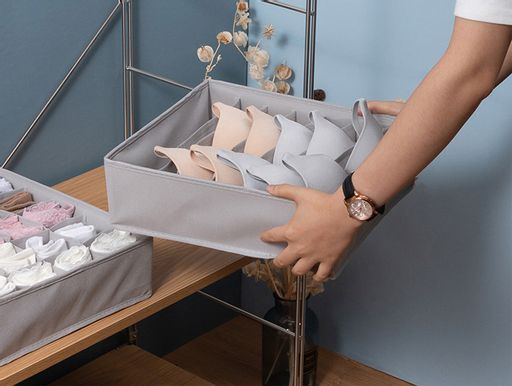 Набор 3 ящиков для хранения Milan ГОЛУБОЙ (1635) - Мой органайзер фото 6