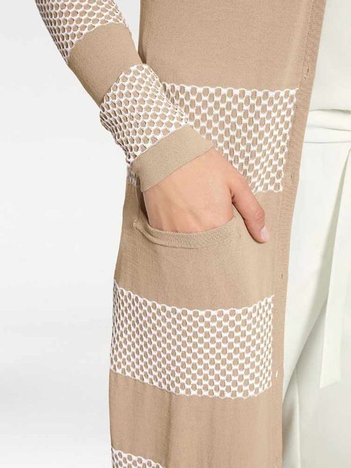 Кардиган, песочный - Patrizia dini фото 5