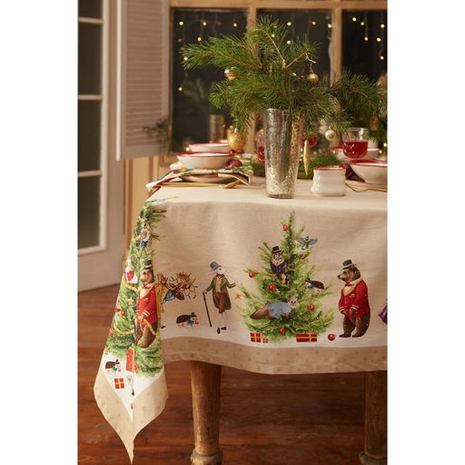 Скатерть новогодняя «Этель» Noble Christmas, 150×180±2 см с ГМВО, 100% хлопок, саржа 190 г/м²