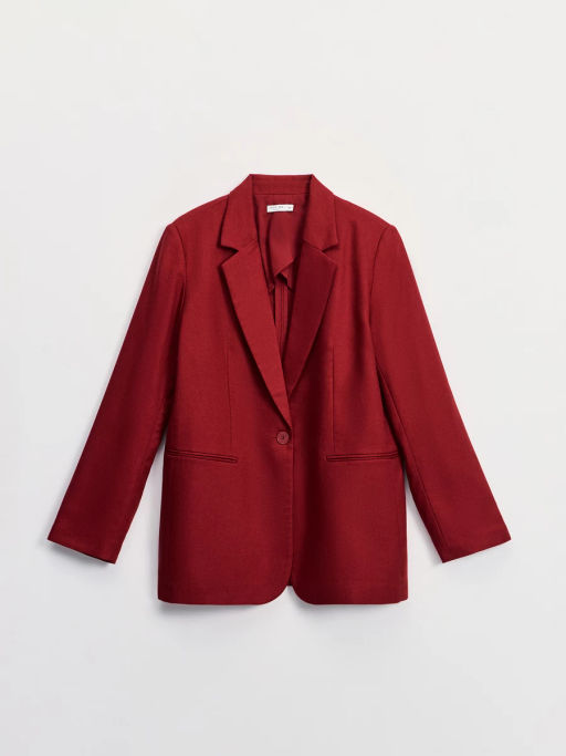 Однобортный жакет с содержанием льна ZR2605012501-77 / Zarina