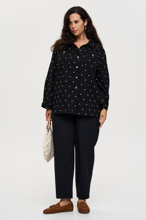 Рубашка Фачинелли черный - Intikoma фото 23