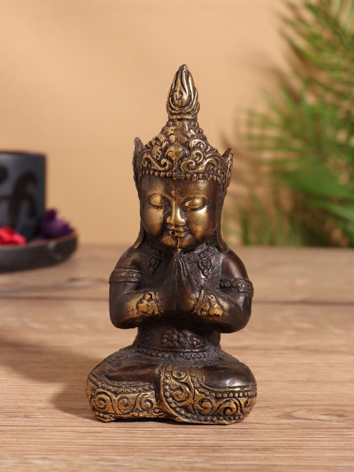 Сувенир «Будда», 6×5×12 см, бронза