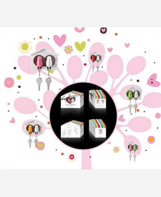 Ключница "Двойной скворечник" 904334