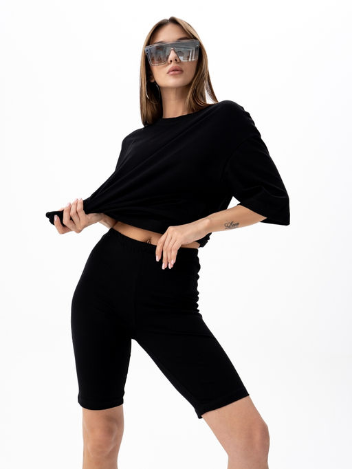 Комплект хлопок 95%, лайкра 5%,черный - Binita фото 3