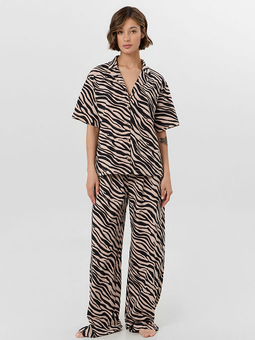 Комплект женский домашний с анималистичным принтом - Mark formelle фото 2