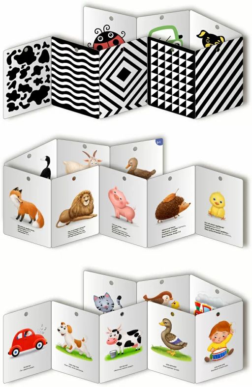 Суперраскладушки. Развиваем малыша от 0 до 1 года. Комплект из 3 шт. - Робинс фото 2