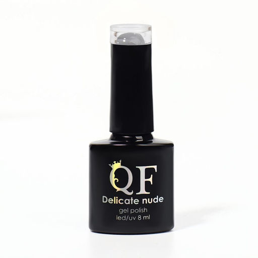 Гель лак для ногтей DELICATE NUDE, 3-х фазный, 8 мл, LED/UV, цвет серый (51) - Queen fair фото 7