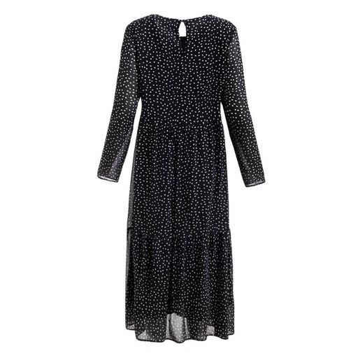 Платье женское миди MIST plus-size, чёрное, размер 58