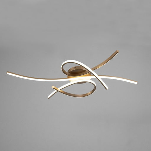 Светильник «Модес» LED 56 Вт 4000К золото 100×50×9 см BayerLux