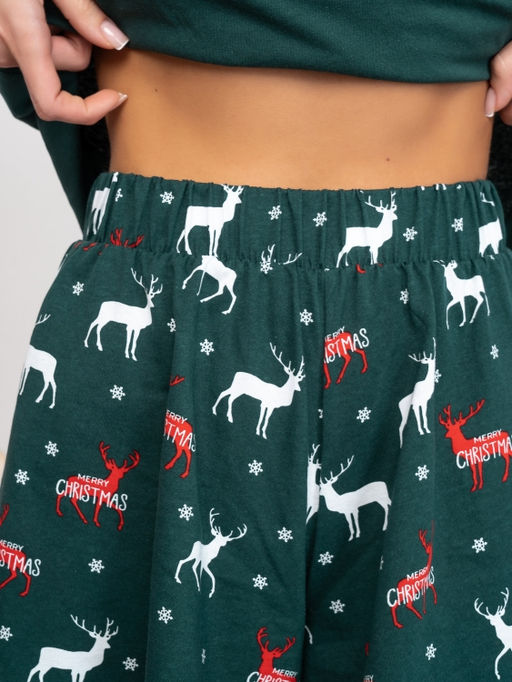 Комплект жен.арт.1247-2,зелено-белый