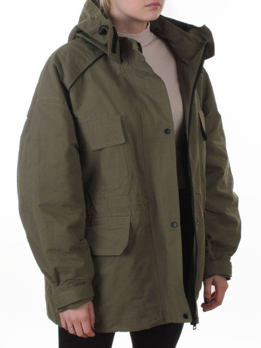 3092 GREEN Куртка демисезонная женская (100 гр. холлофайбер) - Fashion фото 8