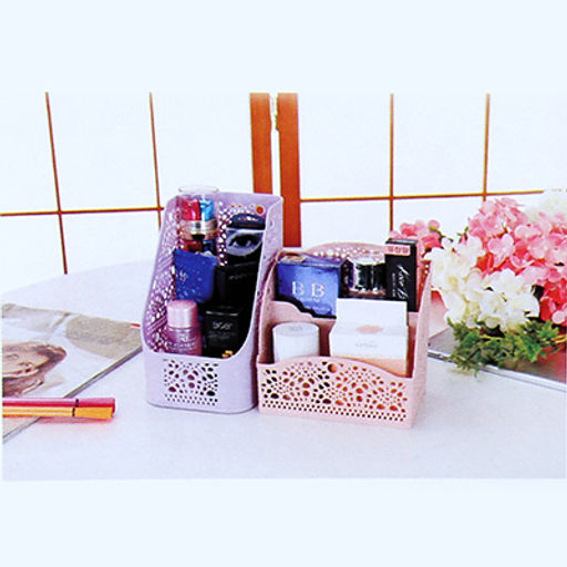 Домашняя мода Корзина пластмассовая для хранения Узоры 8х13,3см h13см, морской (Китай) фото 3