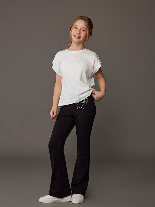 Beli Lastikli Ta?l? ?spanyol Pa?a K?z ?ocuk Tayt